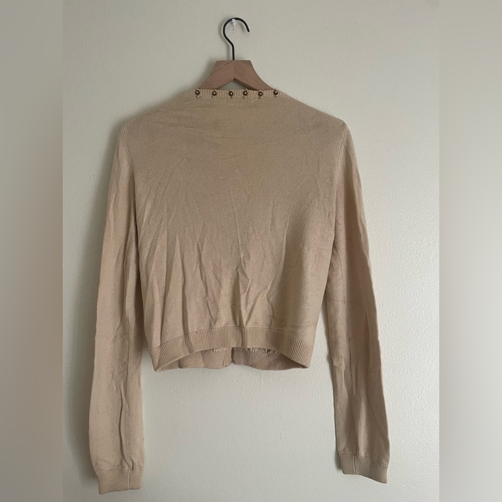 Moda INTERNATIONAL. Detailed beading. Sweater. - Picture 3 of 4